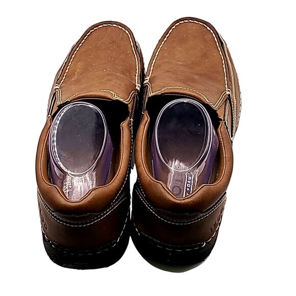 IZOD Charlie Men’s Slip-On Loafers Size 10,Dark Tan Leather, Excellent Condition - Picture 3 of 6